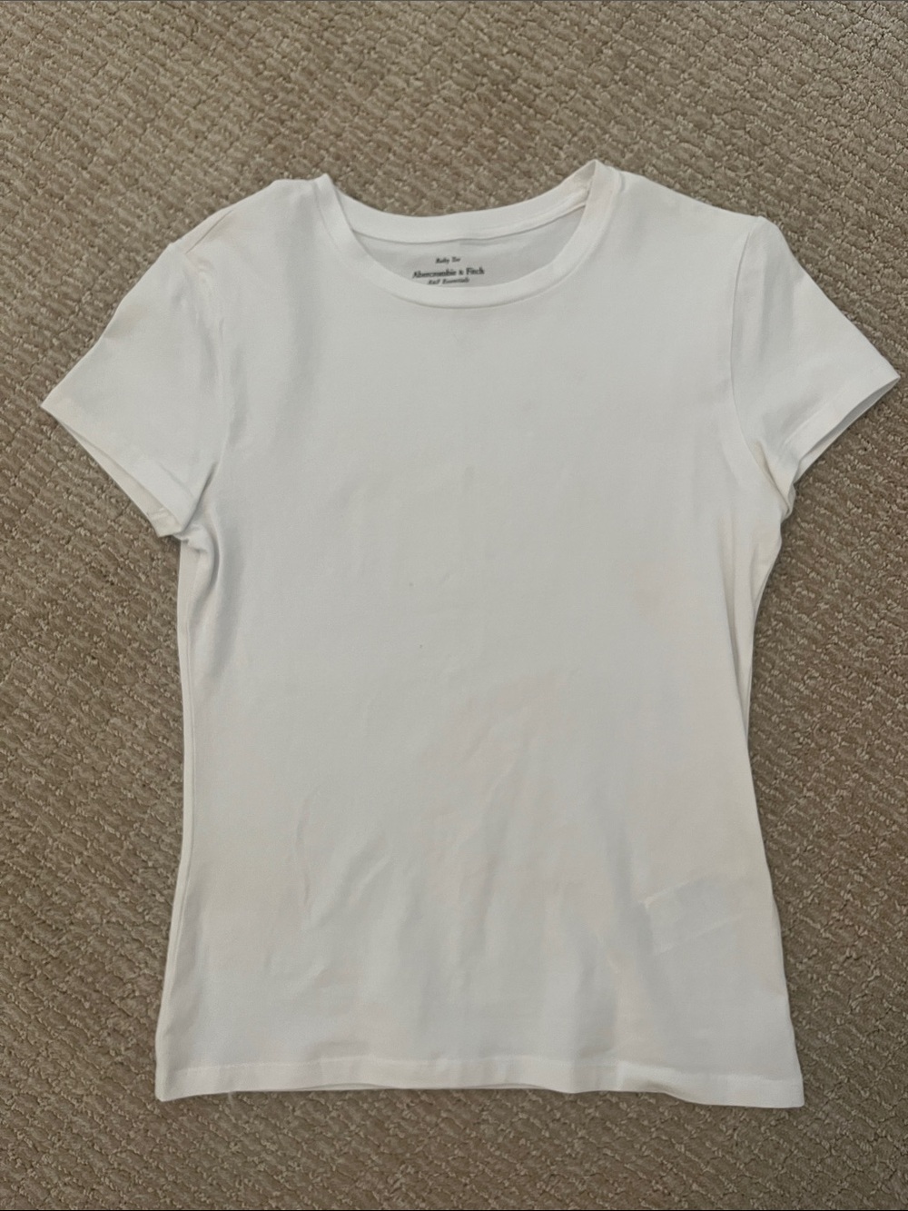 Abercrombie & Fitch Short-Sleeve Tee Trio - Yellow, Taupe, White - Picture 2 of 5